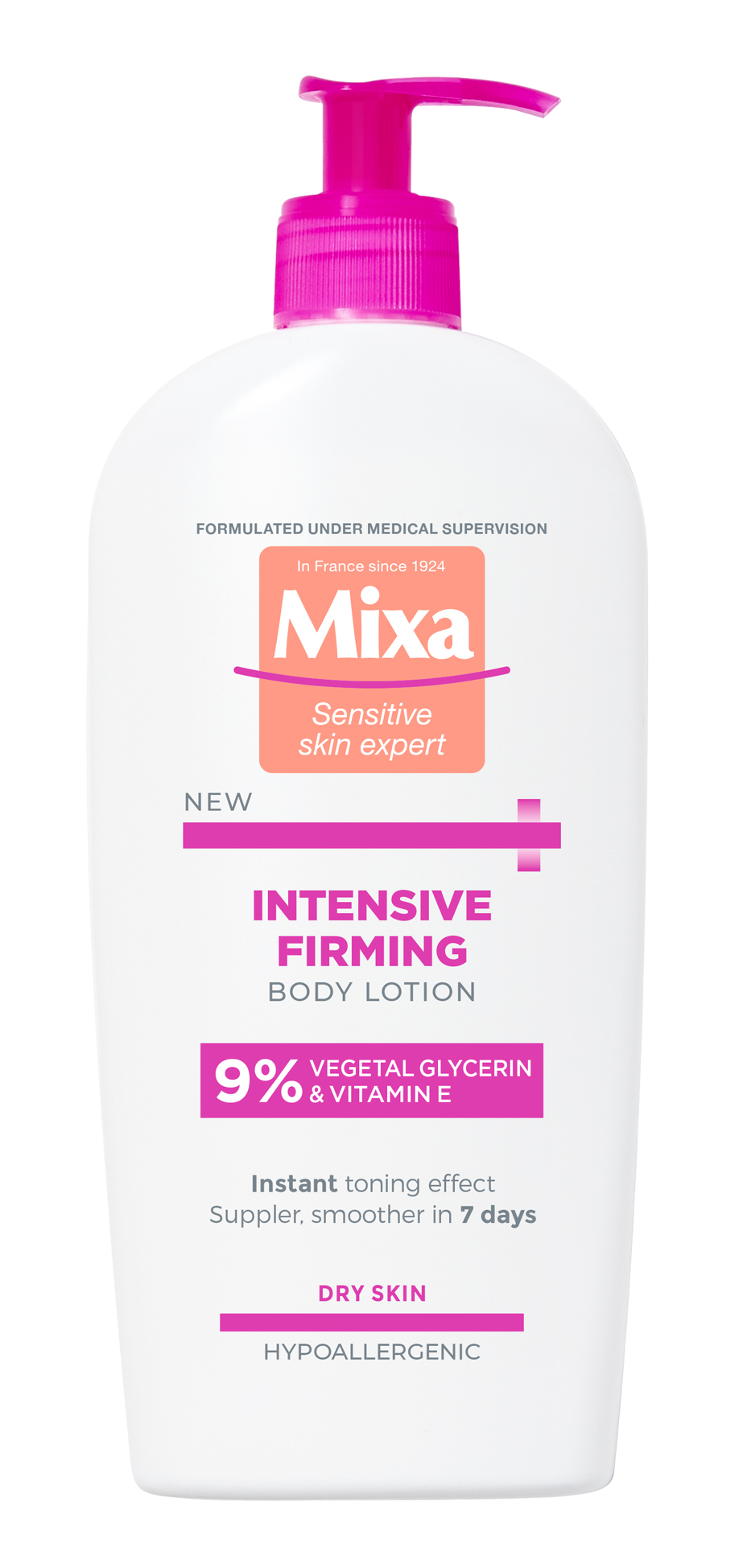 Mixa Тонізуюче молочко для сухої шкіри тіла, схильної до втрати пружності