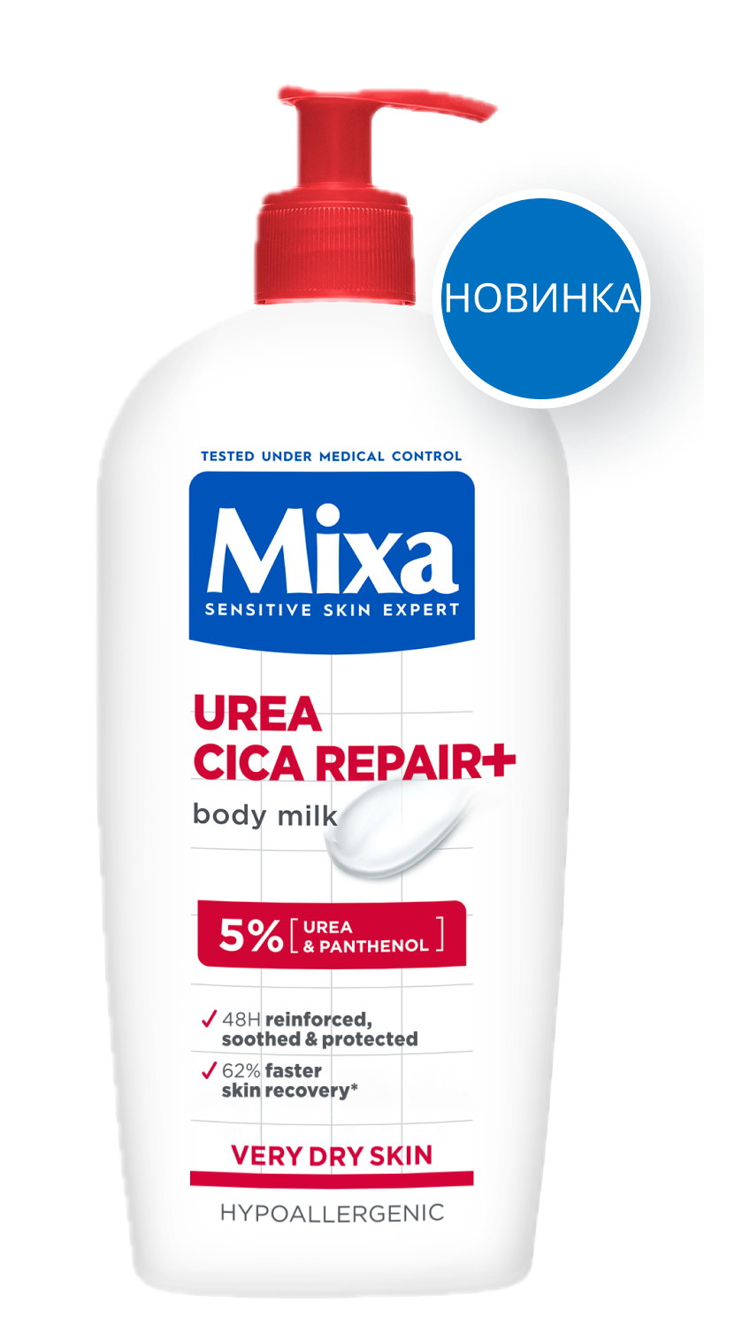 Mixa Восстанавливающее молочко с уреей для сухой кожи тела
